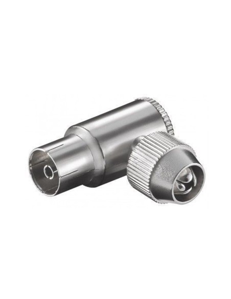 
Goobay 11488 CONECTOR IEC/Coaxial HEMBRA CODO METÁLICO  8,8 mm GOOBAY