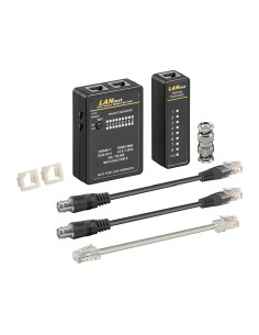 
93010 GOOBAY Network Cable Tester Lan - Para redes CAT 5/6 y RDSI Goobay