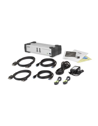 
CS1912 ATEN - Conmutador KVM  2 puertos DP-USB 3.0 - Audio ATEN