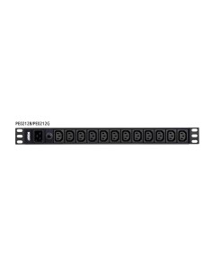 
PE0212 ATEN - Regleta Aluminio Rack 19 pulgadas 12xC-13 1xC14 16A Aten 2