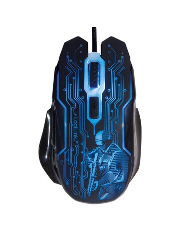 
ID0137 LOGILINK - Ratón Optico Gaming  800 a 2400dpii Negro USB Logilink