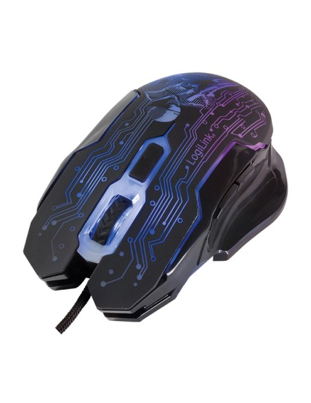 
ID0137 LOGILINK - Ratón Optico Gaming  800 a 2400dpii Negro USB Logilink