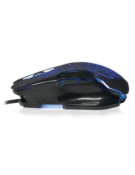 
ID0137 LOGILINK - Ratón Optico Gaming  800 a 2400dpii Negro USB Logilink