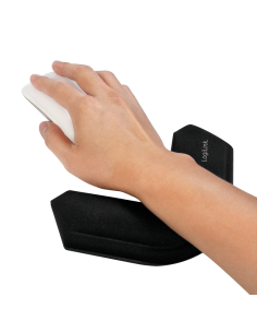 
Logilink ID0166 Reposamuñecas en Angulo y reposabrazos Negra