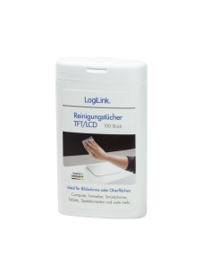 
Logilink RP0010 Toallitas limpieza para LCD/LED 100 toallitas BIODEGRADABLES