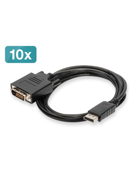 
AK-990900-020-S DIGITUS - DisplayPort - DVI Adapter Cable, Pack of 10 pcs