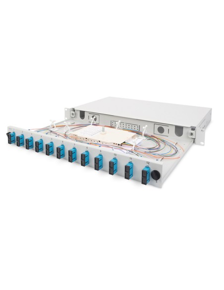 
DN-96200-QL DIGITUS - Caja de empalme de fibra óptica DIGITUS, extensible, cierre rápido