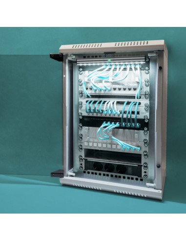 
DN-1019 DIGITUS - Carcasas de pared combinadas de 254 mm (10 pulgadas) y 482,6 (19 pulgadas) mm