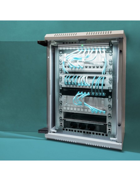 
DN-1019 DIGITUS - Carcasas de pared combinadas de 254 mm (10 pulgadas) y 482,6 (19 pulgadas) mm