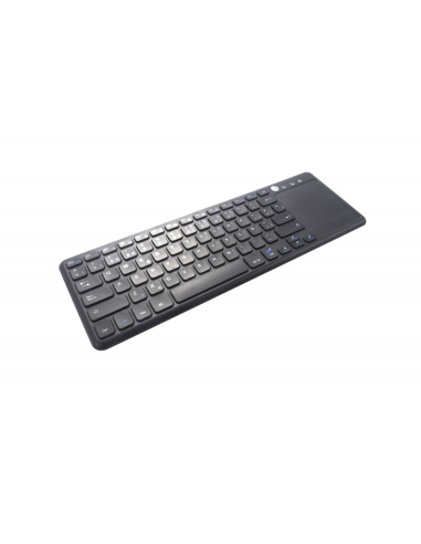 
TEW01-BK - Teclado inalámbrico con touchpad multitáctil para Smart TV