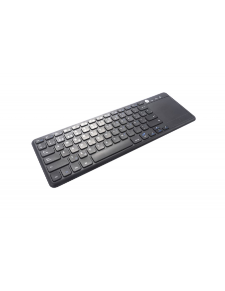 
TEW01-BK - Teclado inalámbrico con touchpad multitáctil para Smart TV