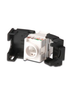 
DIGITUS PRO DN-93603 Conector Hembra KeyStone UTP Cat6 Blanco Sin Herramienta Digitus 2
