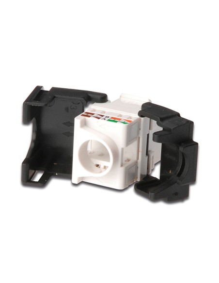 Conector Hembra KeyStone UTP Cat6 Blanco Sin Herramienta Dig