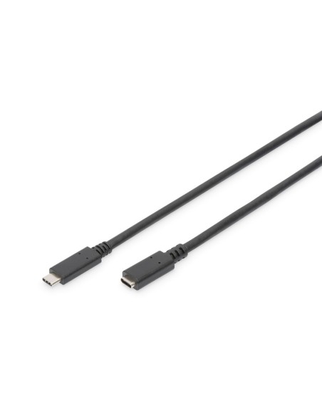 
AK-300210-007-S DIGITUS - Cable de 0,7 m USB 3.1 Gen2 10 Gbit/s USB-C Macho-Hembra. Extienda su puerto original de tipo C, a 