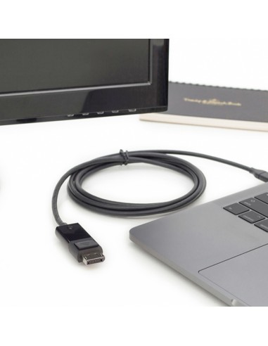 
AK-300333-020-S DIGITUS - Cable Adpaptador de 2 m, USB Type-C Gen 2 a DP
