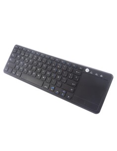 
TEW01-BK - Teclado inalámbrico con touchpad multitáctil para Smart TV