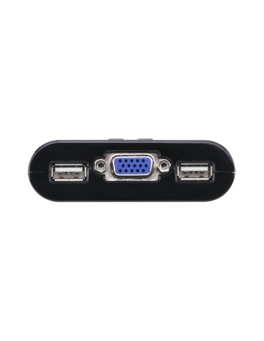 
CS22U ATEN - Switch KVM formato cable VGA USB de 2 puertos con selector remoto de puerto