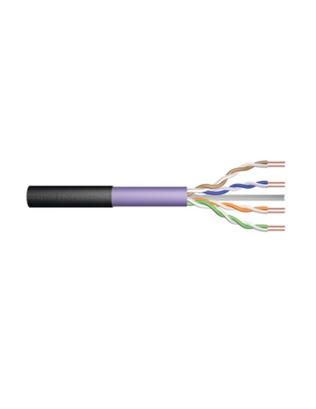 
DK-1613-VH-5-OD DIGITUS - Bobina 500m  CAT 6 U/UTP EXTERIOR Negro, AWG23/1, Eca