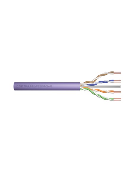 
DK-1614-VH-305 DIGITUS - Cable de instalación CAT 6 U/UTP, 305m, Simplex, Dca 250Mhz
CAT 6 U-UTP installation cable, 250 MHz