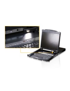 
CL5808N ATEN - Conmutador KVM  8 puertos VGA-USB-PS/2 con LCD de19" ATEN 2