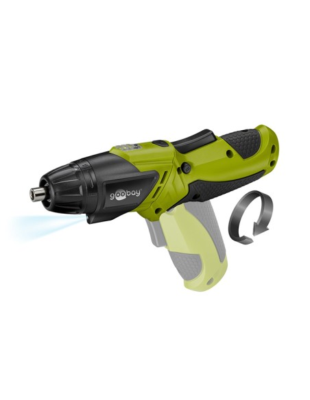 
71880 GOOBAY - Destornillador Taladro de mano a batería, 3.6 V Goobay