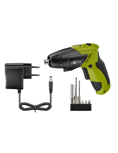 
71880 GOOBAY - Destornillador Taladro de mano a batería, 3.6 V Goobay