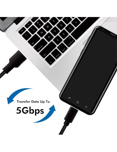 
CU0170 LOGILINK - Cable USB AM a USB-C M 2 m negro  5Gbps