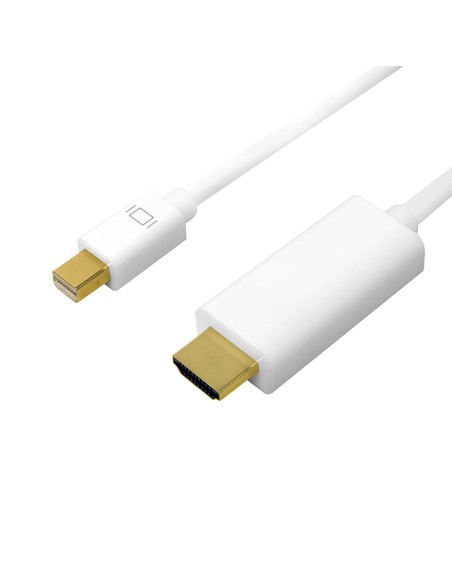 
CV0124 LOGILINK - Cable Mini DisplayPort/HDMI  3m 4K 30Hz   Blanco Logilink