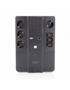 
DN-170110 DIGITUS - SAI 600VA 360W  Interactivo 4x shucko,3x IEC C13, USB, RJ