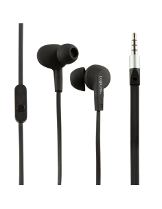 
HS0042 LOGILINK - IntraAuricular con microfono Negro, Water resistant (IPX6) 2