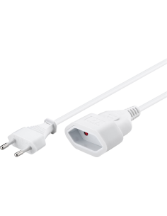 
Cable Extension CEE7/16 M a C7/16 H 2,00m Blanco