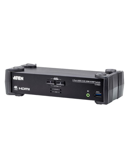 
CS1822 ATEN - Conmutador KVM  2 puertos HDMI  USB-Audio-HUB USB 3.0 ATEN
