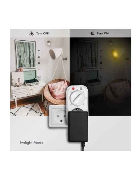 
ET0012 LOGILINK - Programador electrico con sensor de dia/noche  Logilink