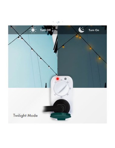 
ET0013 LOGILINK - Programador electrico con sensor de dia/noche IP44  Logilink