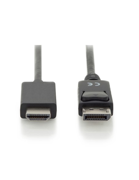 
AK-340303-020-S DIGITUS - Cable 3 m Negro DisplayPort 1.2 Macho a HDMI 2.0 Macho Digitus