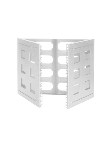 
W08B40G  LOGILINK Soporte de montaje en pared 19" 8U Gris
