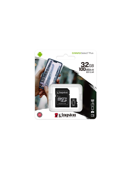 
Kingston Canvas Select Plus Tarjeta microSD, SDCS2/128GB Class 10 con Adaptador SD