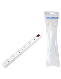 
LPS232 LOGILINK - Regleta de  6xCEE 7/16 con Interruptor BLANCA  1,5m 2