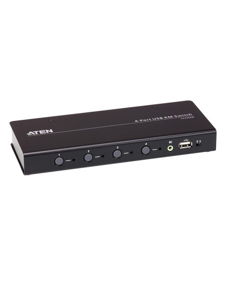 
ATEN CS724KM Conmutador KM USB de 4 p. Control de hasta 4 ordenadores