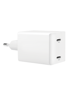 
PA0231 LOGILINK - Cargador USB  2 puert. 48 W 3A Blanco Gan Tech. 2xUSB-C 2
