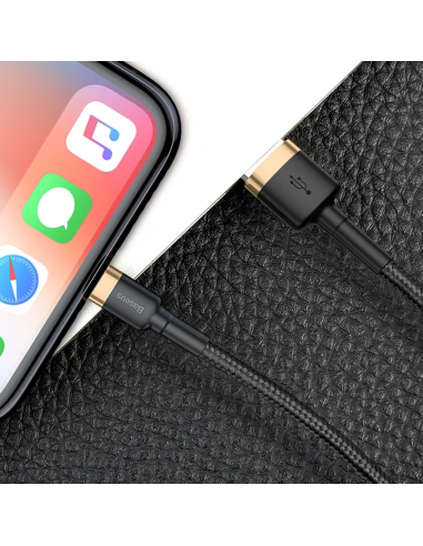 
CALKLF-RV1 - Cable de carga datos  iPhone® Lightning- USB A M/M, 3 m 