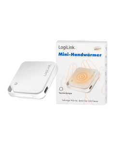 
PA0317 Bateria Externa Power Bank   2000, con lampra led y calentador de manos , slim, Blanco Logilink