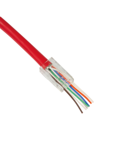 
MP0027 Conector RJ45 Cat 6 UTP  pass through Logilink     (PRECIO 50 UNIDADES)   (EMBALAJE  50/5000) 2