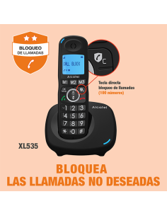 
ATL1422283 ALCATEL - Alcatel XL535 - Teléfono Inalambrico Teclas Grandes 2