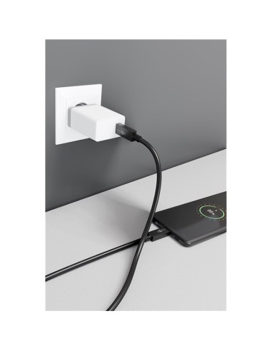 
49254 GOOBAY - Cable de 1m USB 3.1 Gen2 20 Gbit/s USB-C a USB-C Negro