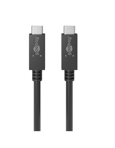 
49254 GOOBAY - Cable de 1 m USB 3.1 Gen2 20 Gbit/s USB-C a USB-C Negro