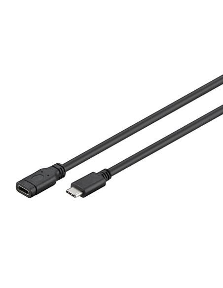 
45393 GOOBAY - Cable de 1m USB 3.1 Gen1  5 Gbit/s USB-C Macho-Hembra Negro