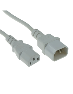 
AK5244 Cable Extension C13 a C14  1,80 m Blanco