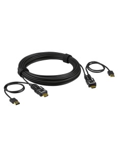 
VE7833 ATEN - Cable óptico activo HDMI 2.0 True 4K de 30 m con conector desmontable (True 4K a 30 m)  2