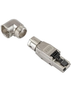 
Conector RJ45 Cat 8.1 STP Sin Herramienta PrimeLine Salida Cable 90º logilink  **ULTIMAS UNIADADES****